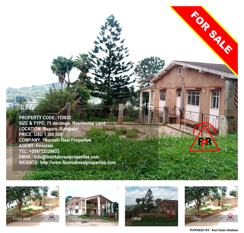 Residential Land  for sale in Naguru Kampala Uganda, code: 153833