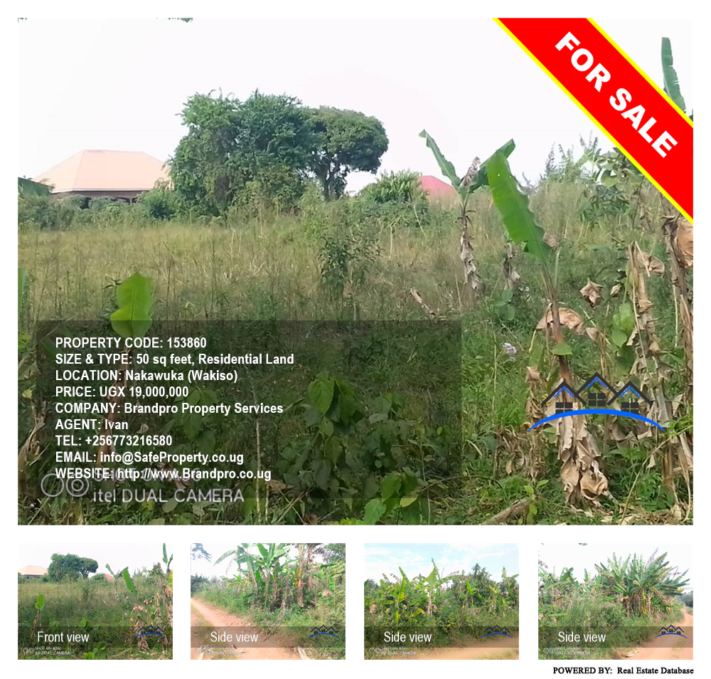 Residential Land  for sale in Nakawuka Wakiso Uganda, code: 153860