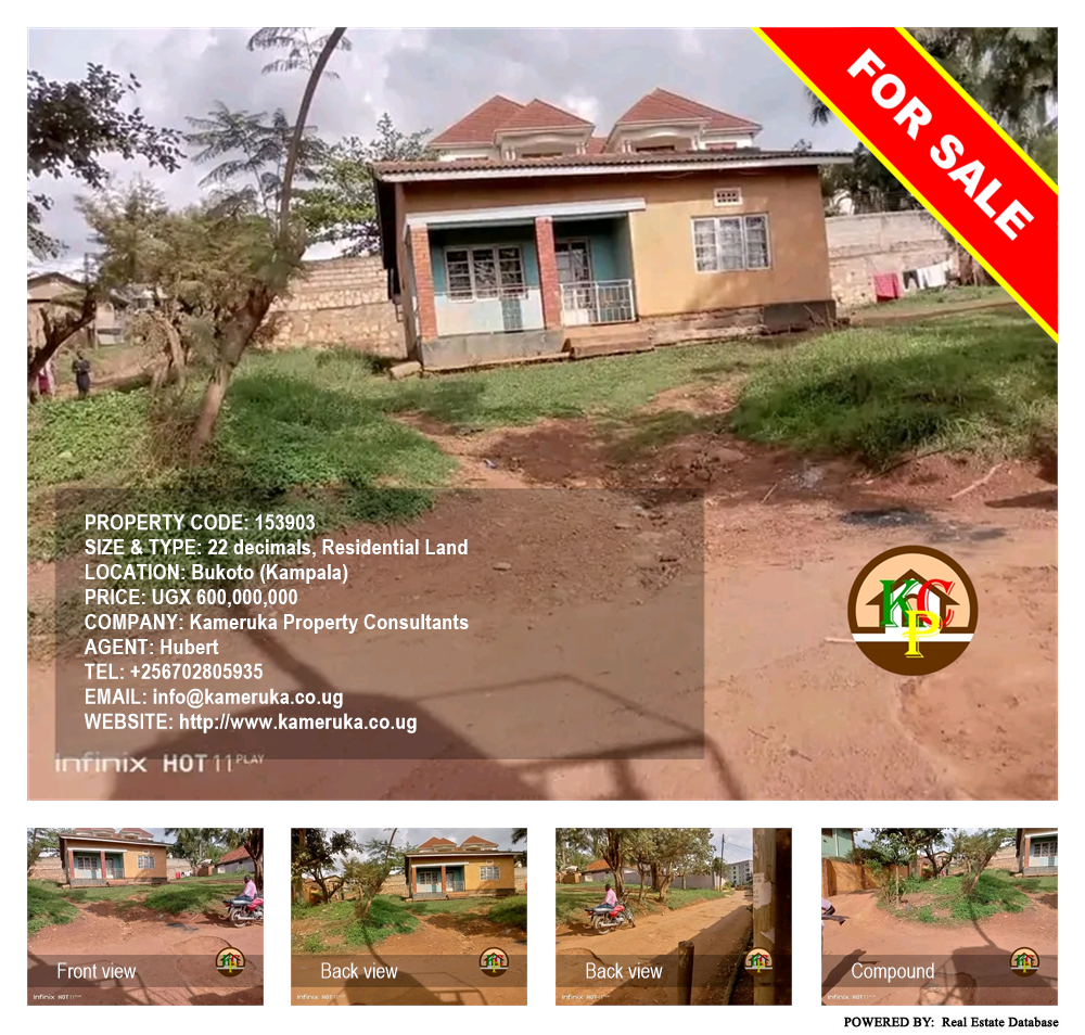 Residential Land  for sale in Bukoto Kampala Uganda, code: 153903