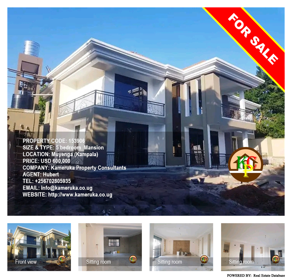 5 bedroom Mansion  for sale in Muyenga Kampala Uganda, code: 153906