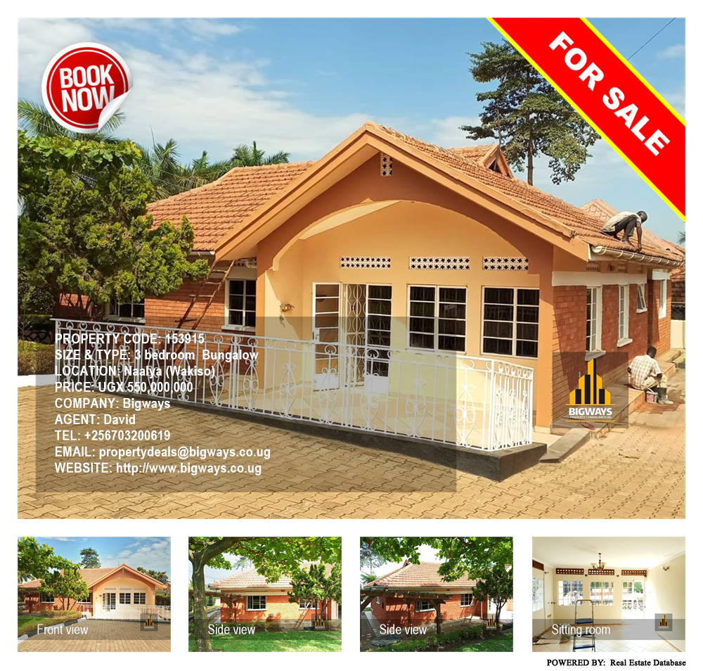 3 bedroom Bungalow  for sale in Naalya Wakiso Uganda, code: 153915