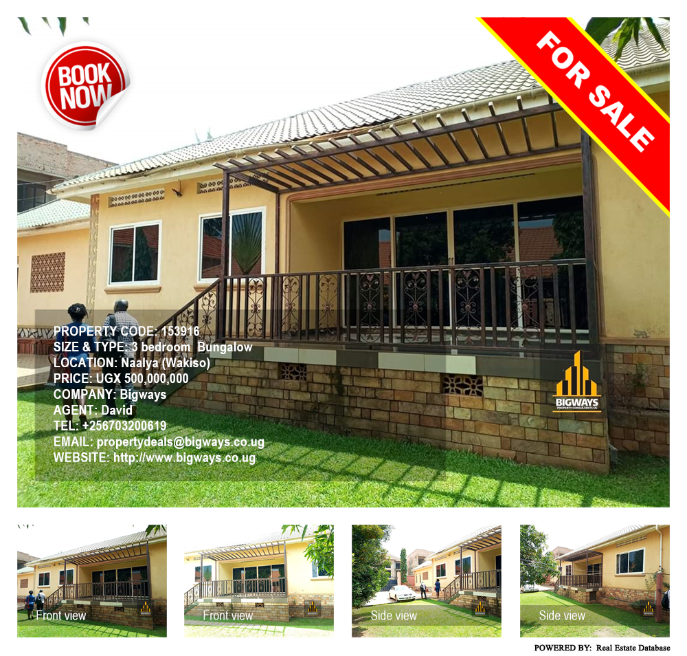 3 bedroom Bungalow  for sale in Naalya Wakiso Uganda, code: 153916