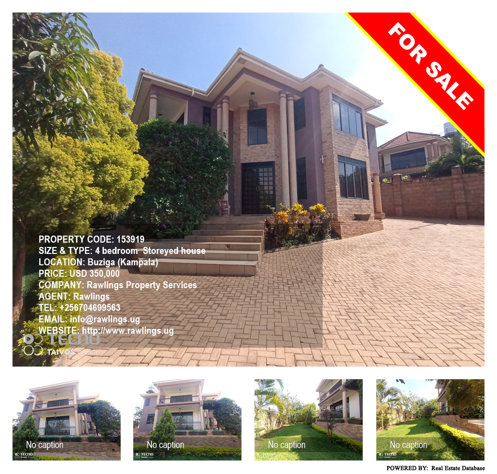 4 bedroom Storeyed house  for sale in Buziga Kampala Uganda, code: 153919