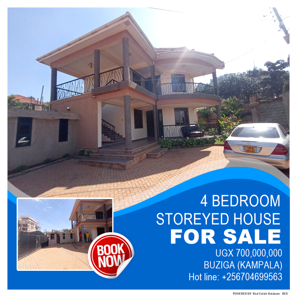 4 bedroom Storeyed house  for sale in Buziga Kampala Uganda, code: 153921