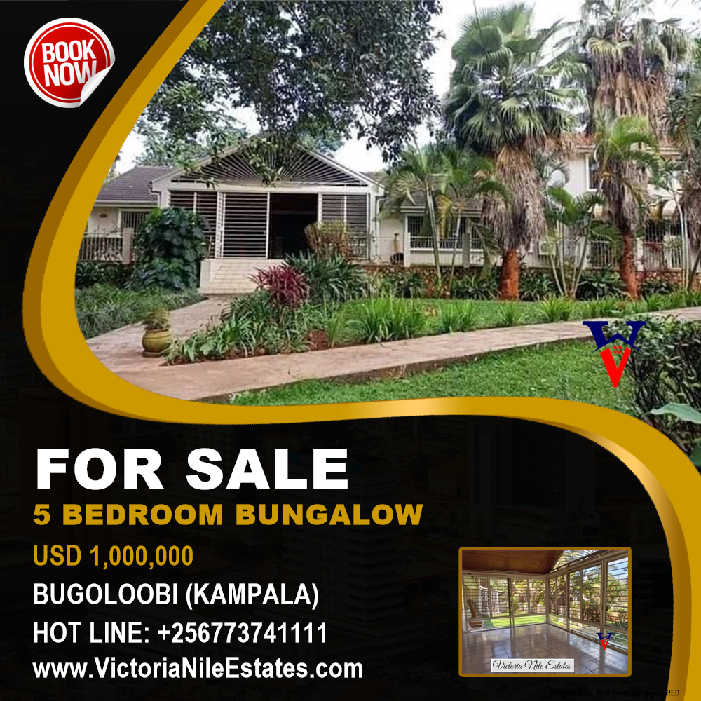 5 bedroom Bungalow  for sale in Bugoloobi Kampala Uganda, code: 153939