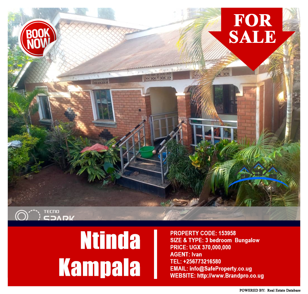 3 bedroom Bungalow  for sale in Ntinda Kampala Uganda, code: 153958