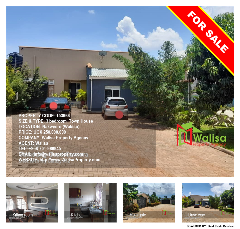 3 bedroom Town House  for sale in Nakweelo Wakiso Uganda, code: 153966