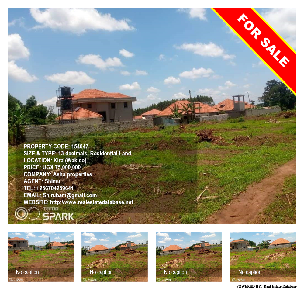 Residential Land  for sale in Kira Wakiso Uganda, code: 154047
