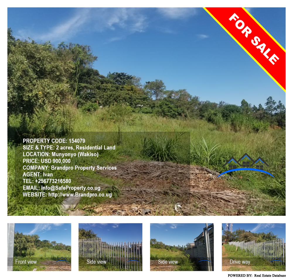 Residential Land  for sale in Munyonyo Wakiso Uganda, code: 154079