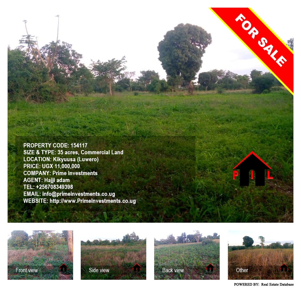 Commercial Land  for sale in Kikyuusa Luweero Uganda, code: 154117