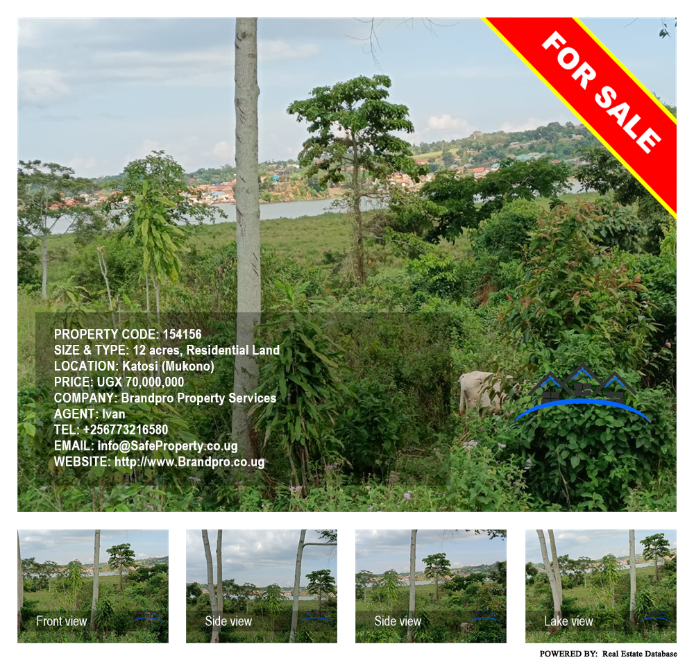 Residential Land  for sale in Katosi Mukono Uganda, code: 154156