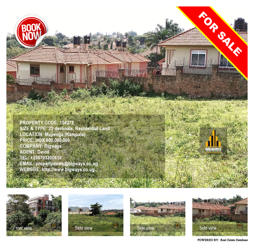 Residential Land  for sale in Muyenga Kampala Uganda, code: 154272