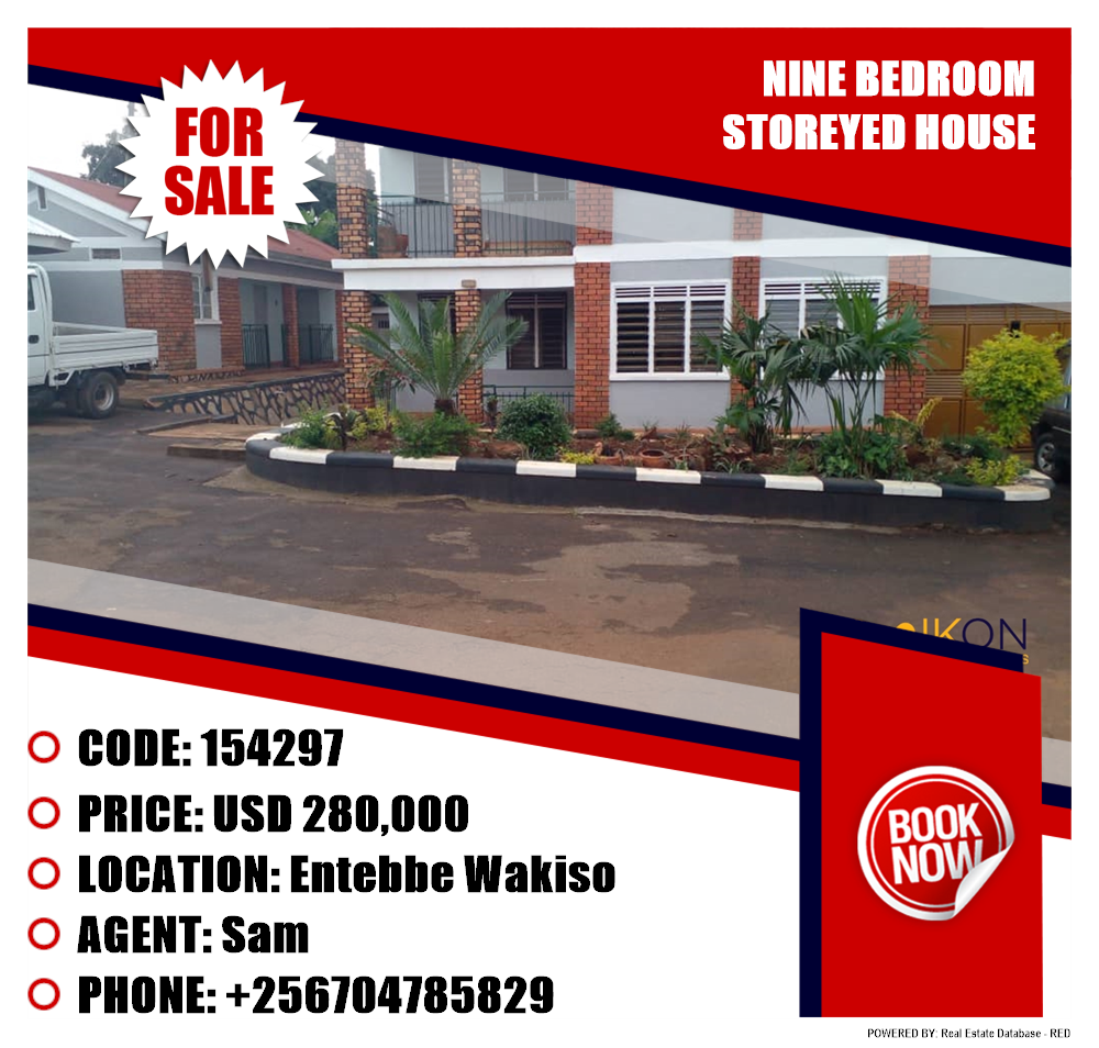 9 bedroom Storeyed house  for sale in Entebbe Wakiso Uganda, code: 154297