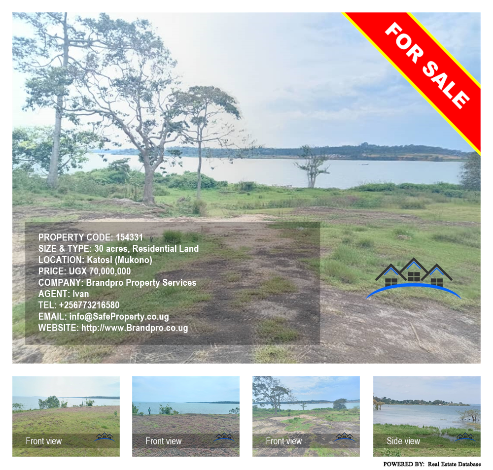 Residential Land  for sale in Katosi Mukono Uganda, code: 154331