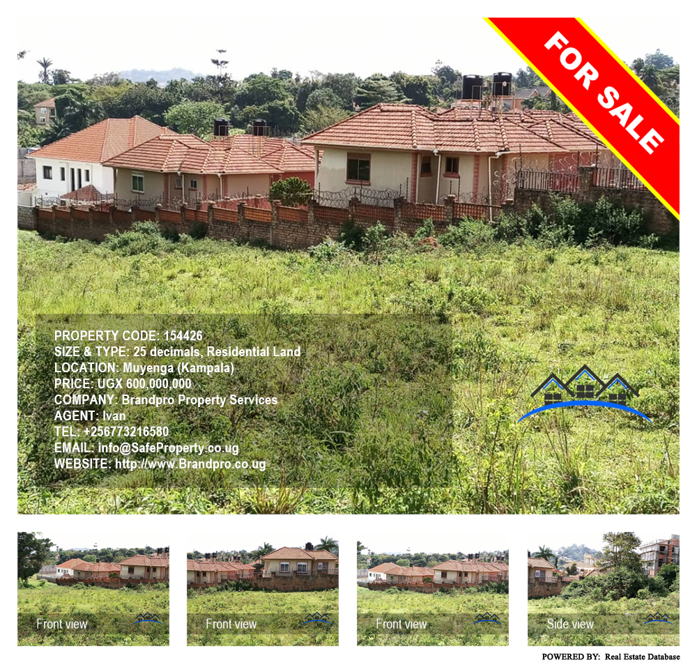 Residential Land  for sale in Muyenga Kampala Uganda, code: 154426