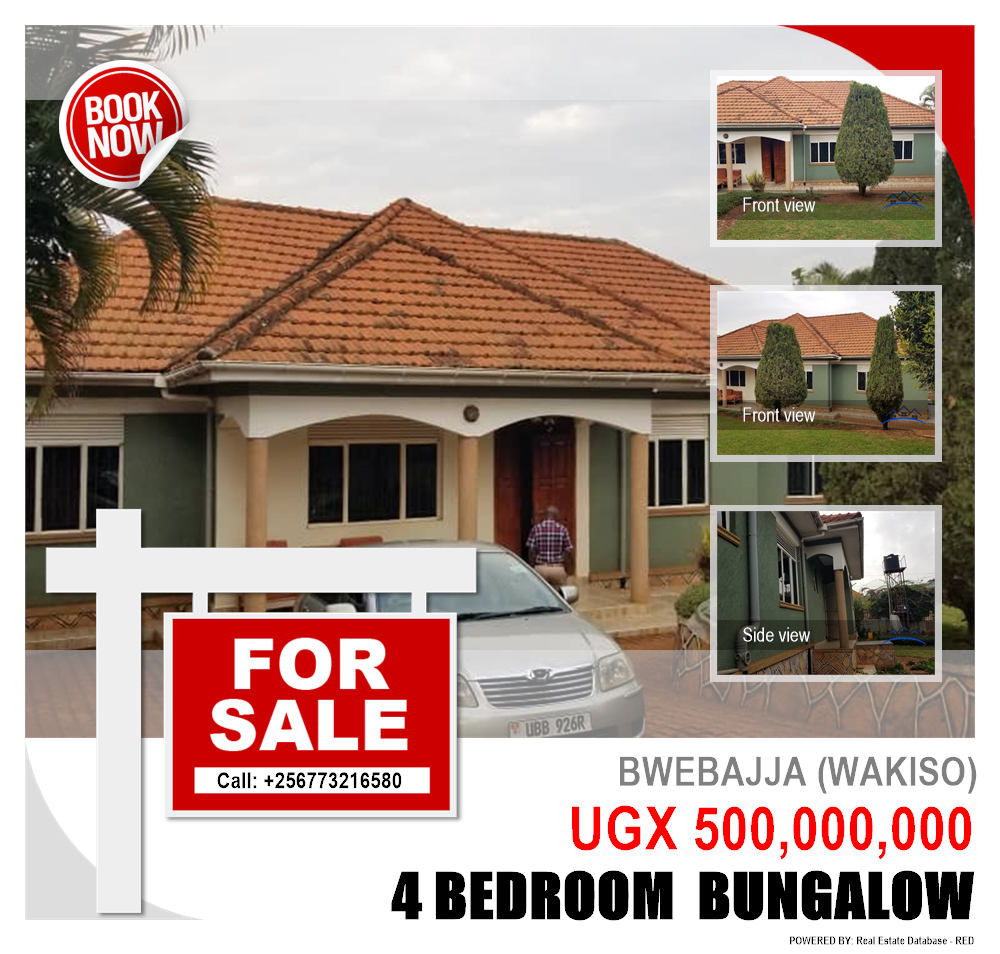 4 bedroom Bungalow  for sale in Bwebajja Wakiso Uganda, code: 154447