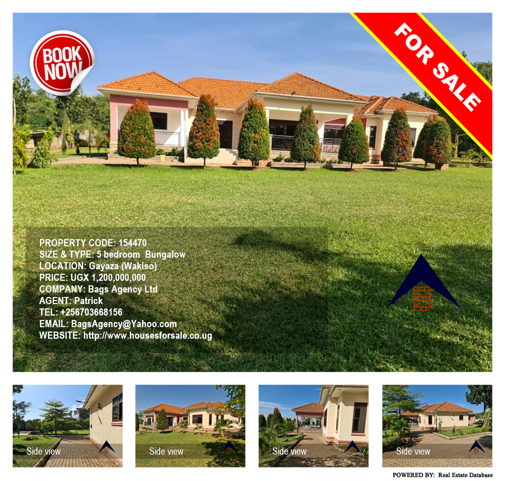 5 bedroom Bungalow  for sale in Gayaza Wakiso Uganda, code: 154470
