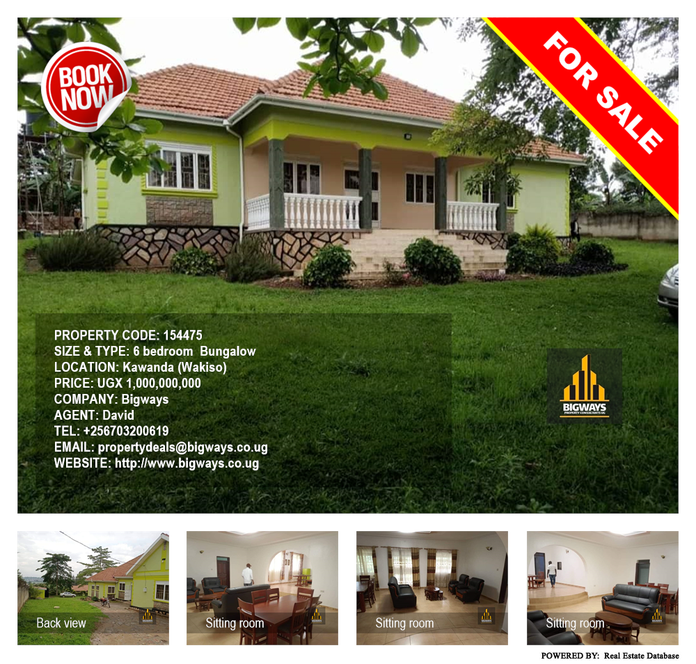 6 bedroom Bungalow  for sale in Kawanda Wakiso Uganda, code: 154475