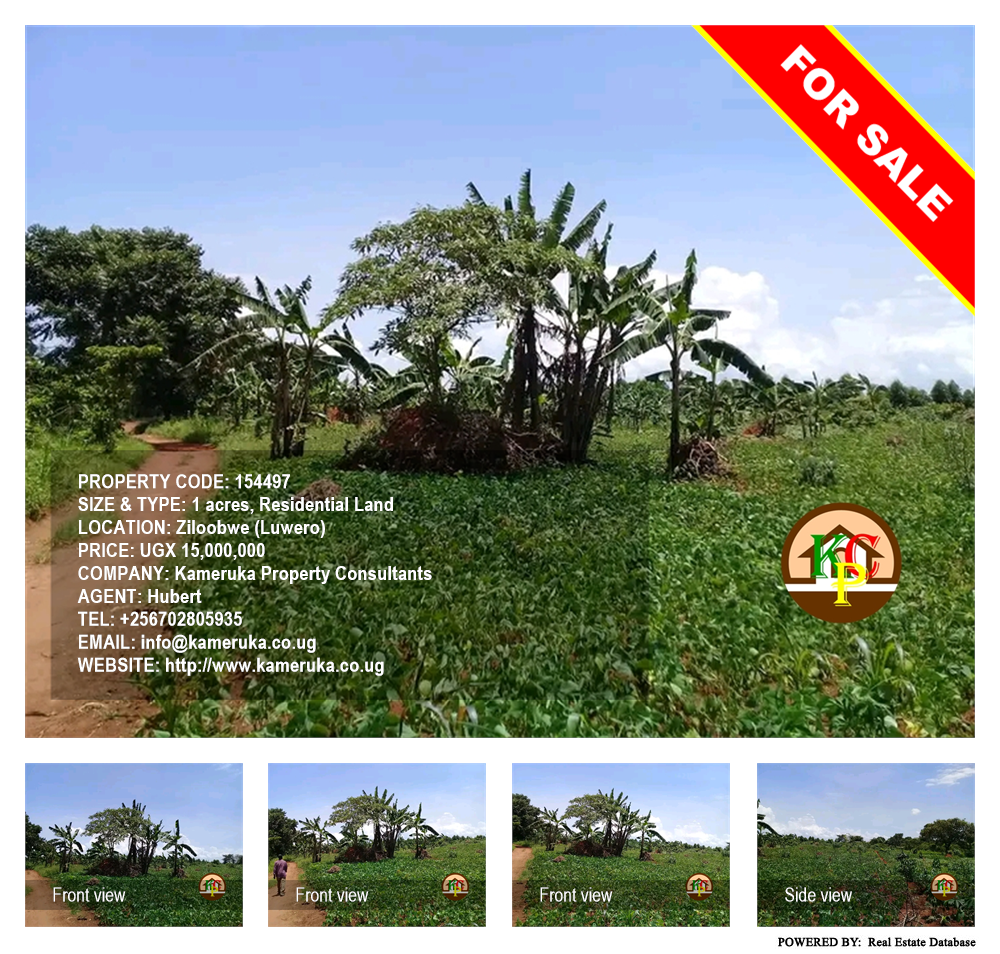 Residential Land  for sale in Ziloobwe Luweero Uganda, code: 154497
