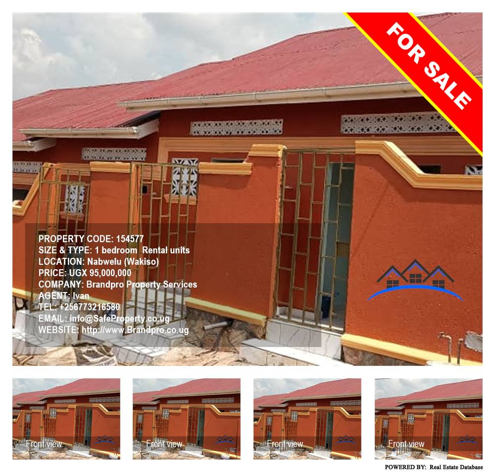 1 bedroom Rental units  for sale in Nabwelu Wakiso Uganda, code: 154577