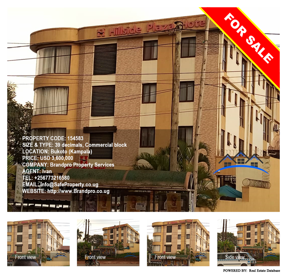 Commercial block  for sale in Bukoto Kampala Uganda, code: 154583