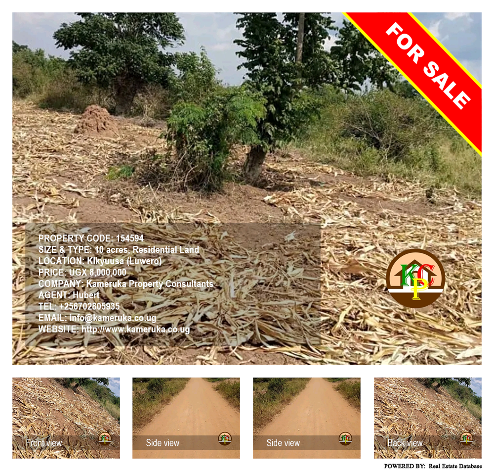 Residential Land  for sale in Kikyuusa Luweero Uganda, code: 154594