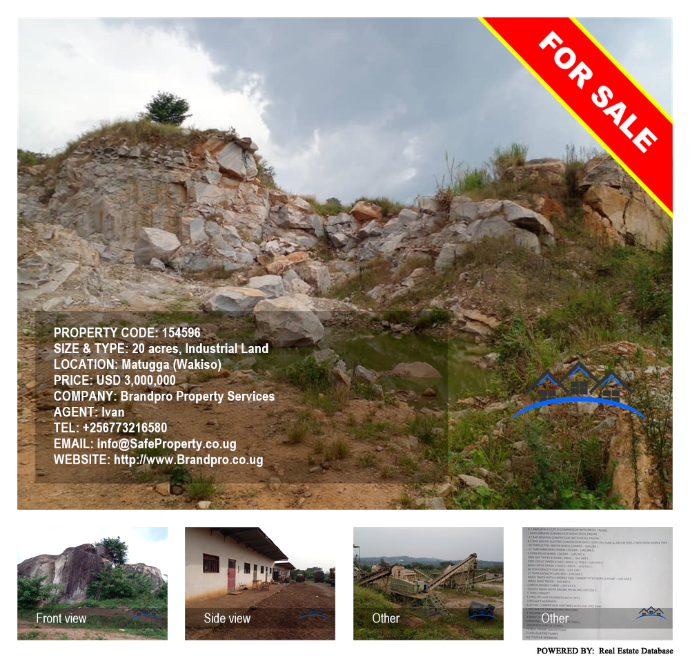 Industrial Land  for sale in Matugga Wakiso Uganda, code: 154596