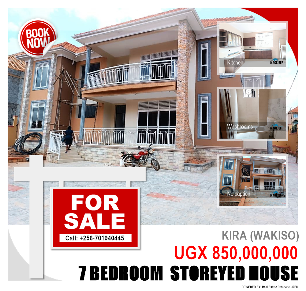 7 bedroom Storeyed house  for sale in Kira Wakiso Uganda, code: 154613