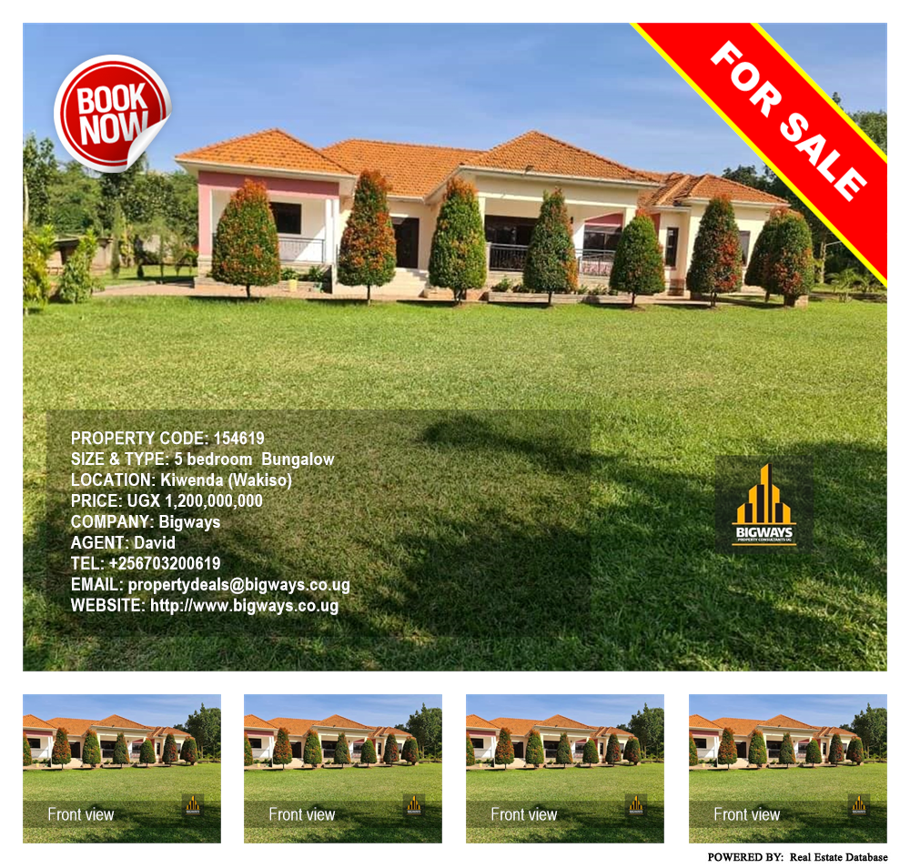 5 bedroom Bungalow  for sale in Kiwenda Wakiso Uganda, code: 154619