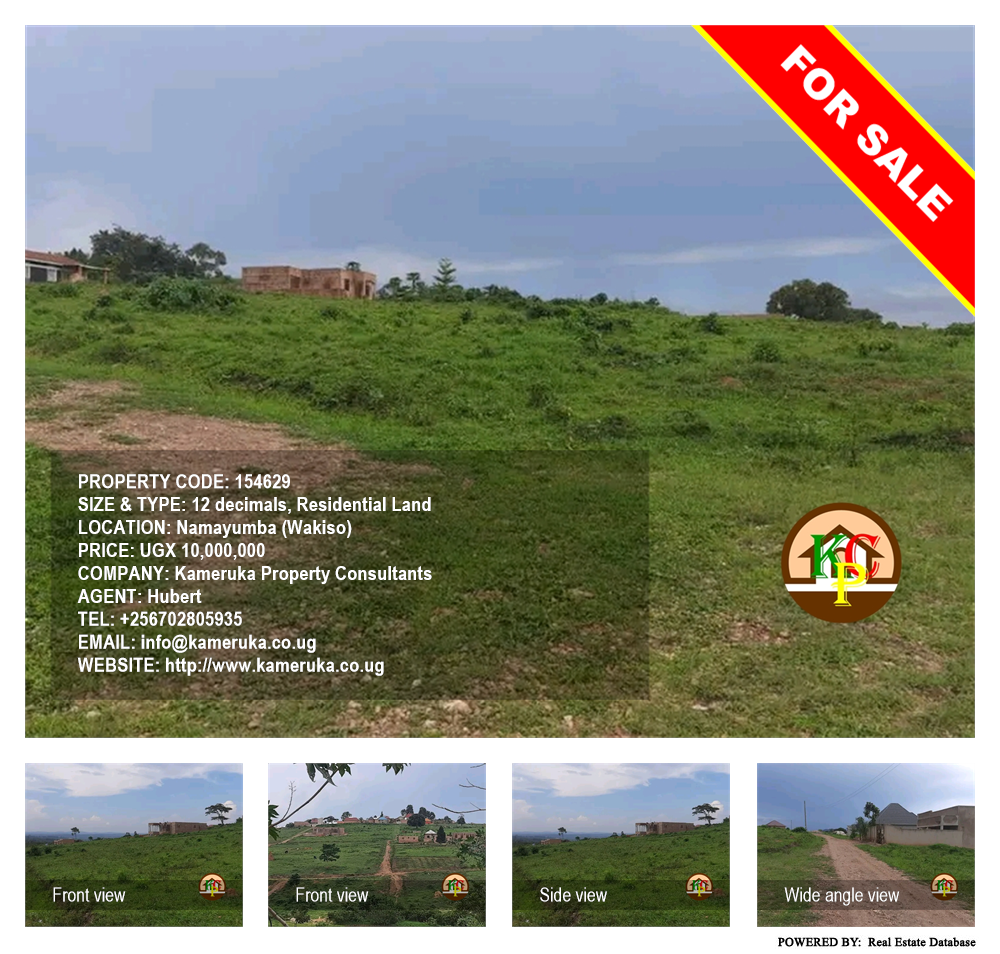 Residential Land  for sale in Namayumba Wakiso Uganda, code: 154629