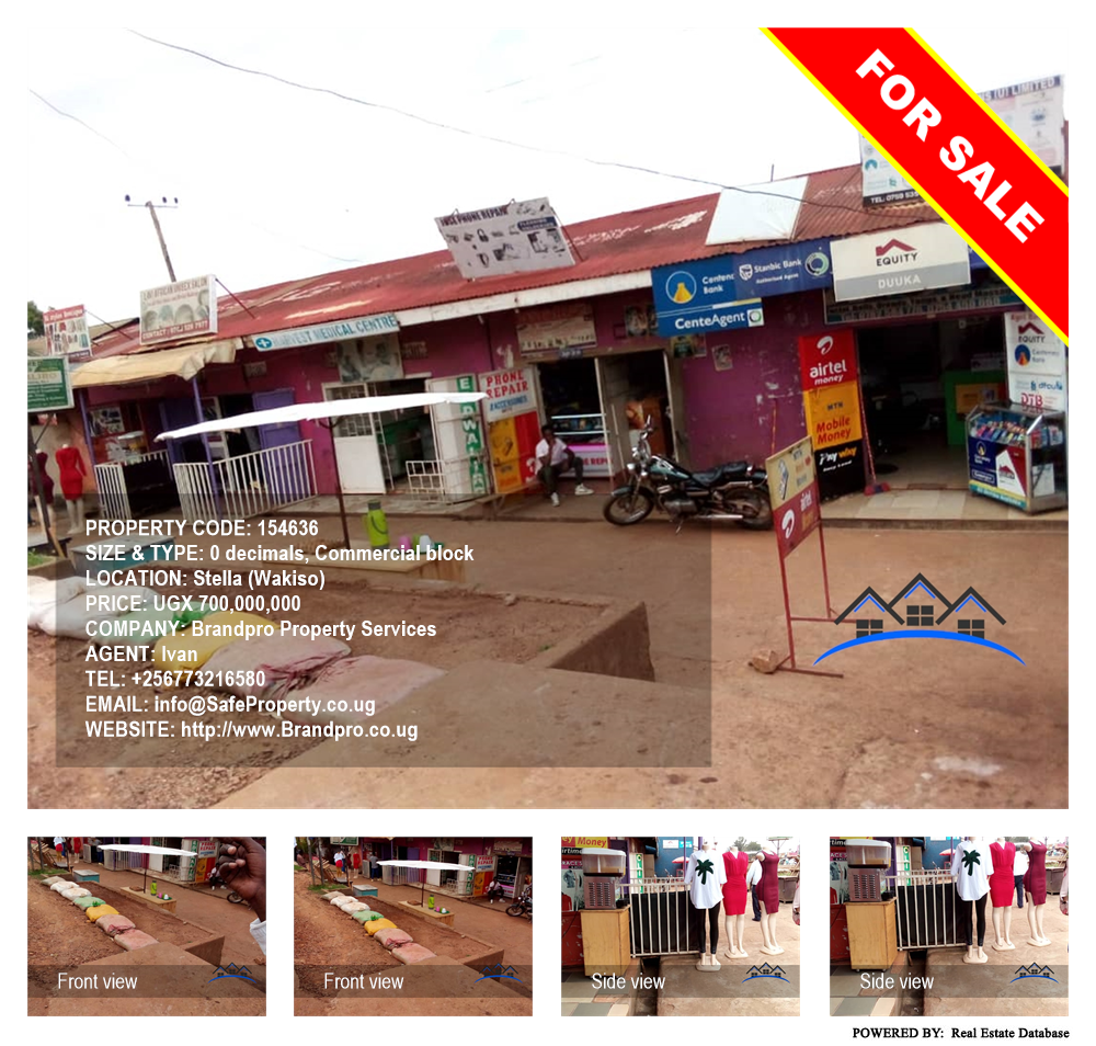 Commercial block  for sale in Stella Wakiso Uganda, code: 154636