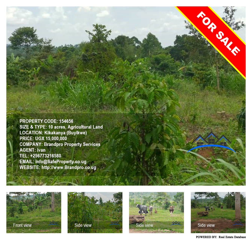 Agricultural Land  for sale in Kikakanya Buyikwe Uganda, code: 154656