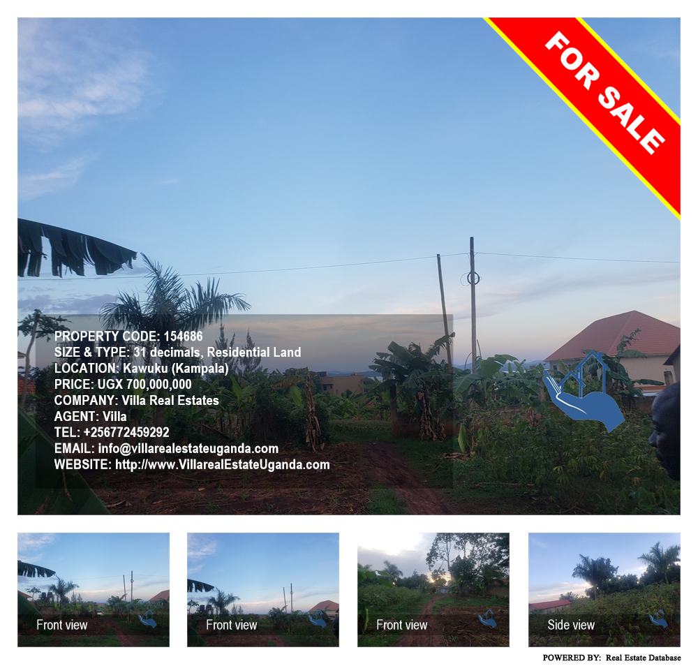 Residential Land  for sale in Kawuku Kampala Uganda, code: 154686