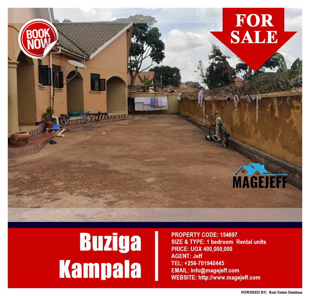 1 bedroom Rental units  for sale in Buziga Kampala Uganda, code: 154697