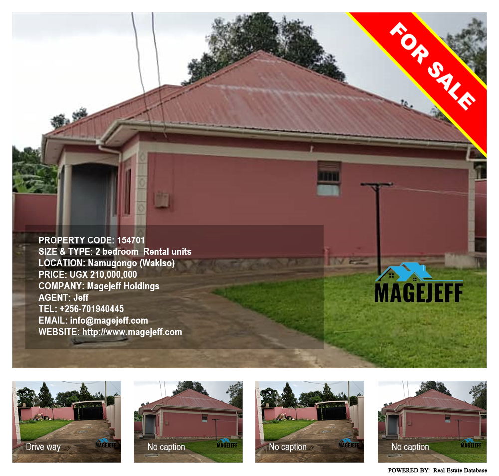 2 bedroom Rental units  for sale in Namugongo Wakiso Uganda, code: 154701