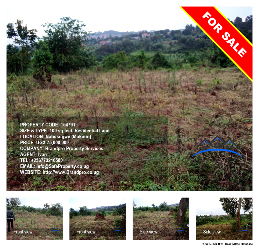Residential Land  for sale in Nabusugwe Mukono Uganda, code: 154791