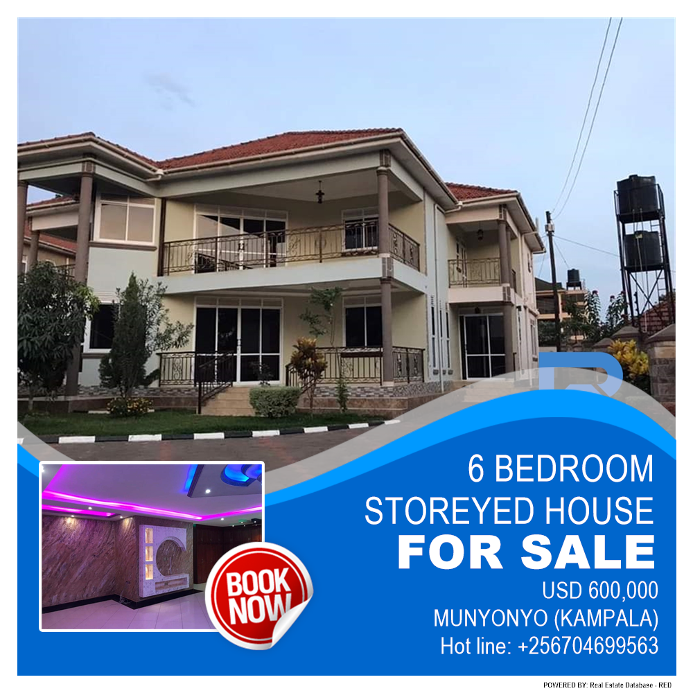 6 bedroom Storeyed house  for sale in Munyonyo Kampala Uganda, code: 154910