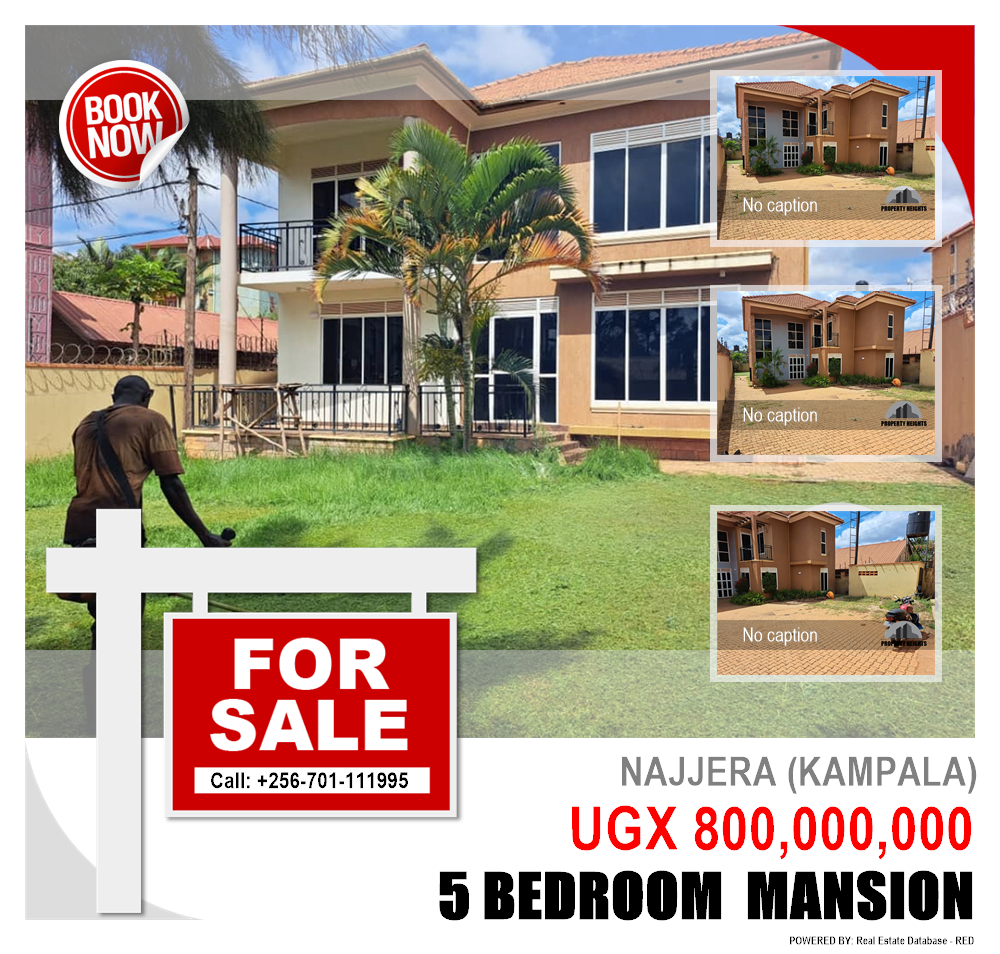 5 bedroom Mansion  for sale in Najjera Kampala Uganda, code: 154971