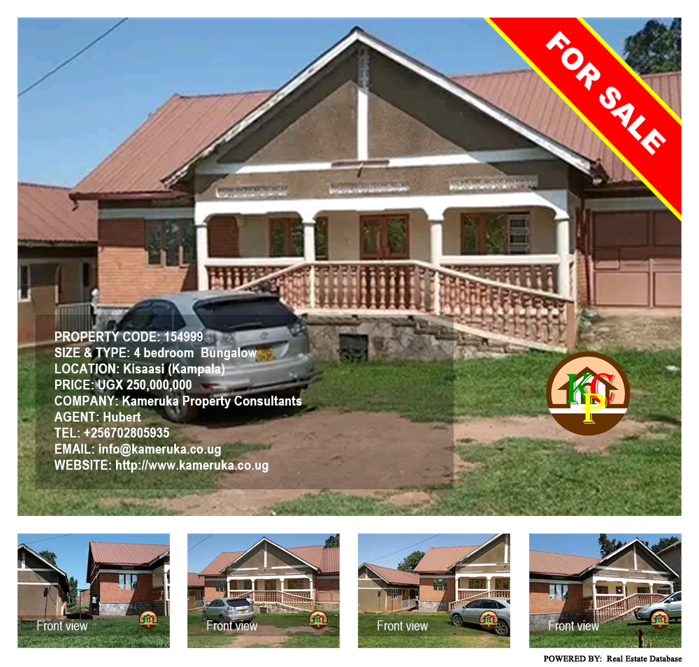 4 bedroom Bungalow  for sale in Kisaasi Kampala Uganda, code: 154999