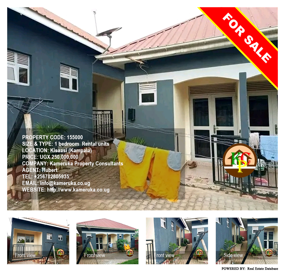 1 bedroom Rental units  for sale in Kisaasi Kampala Uganda, code: 155000