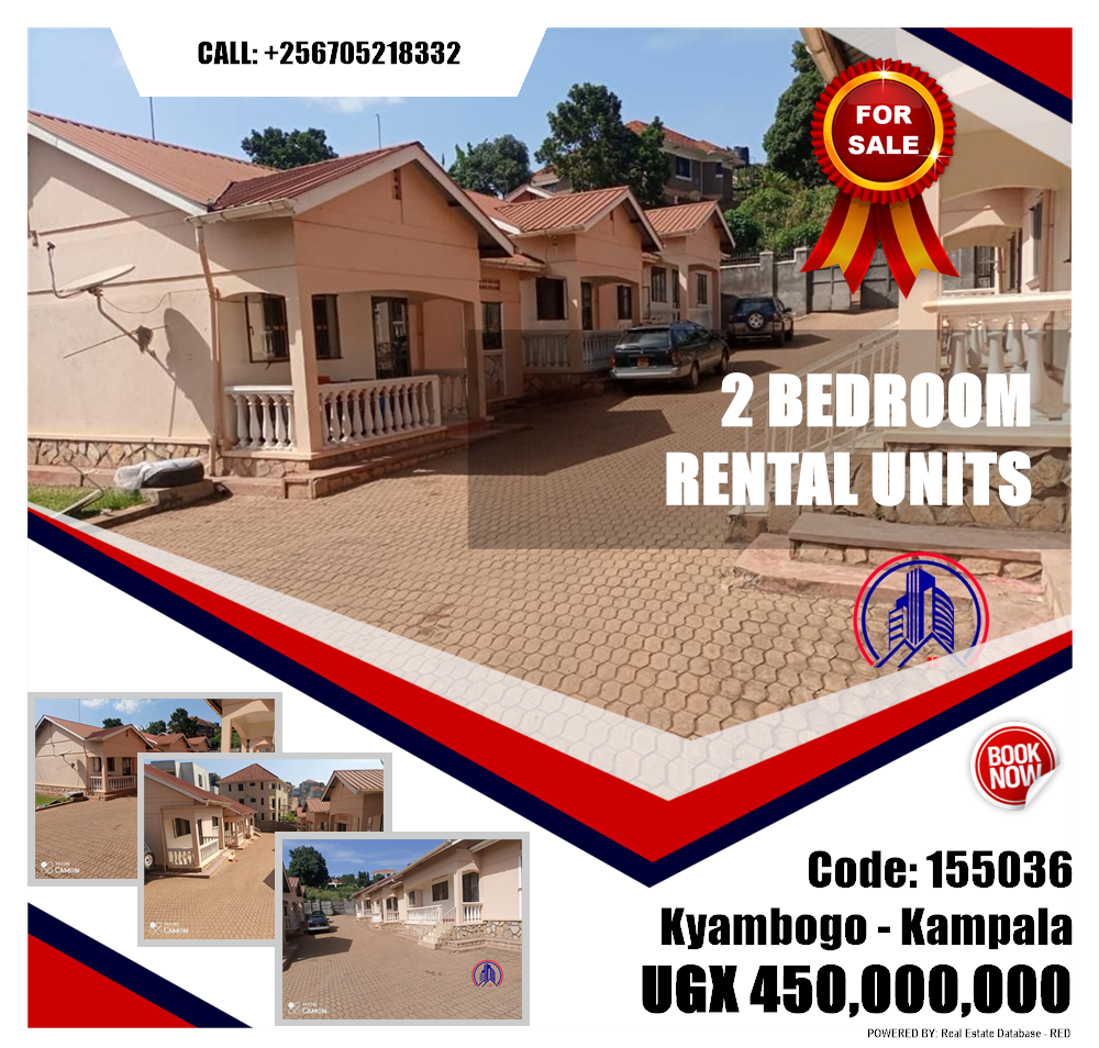 2 bedroom Rental units  for sale in Kyambogo Kampala Uganda, code: 155036