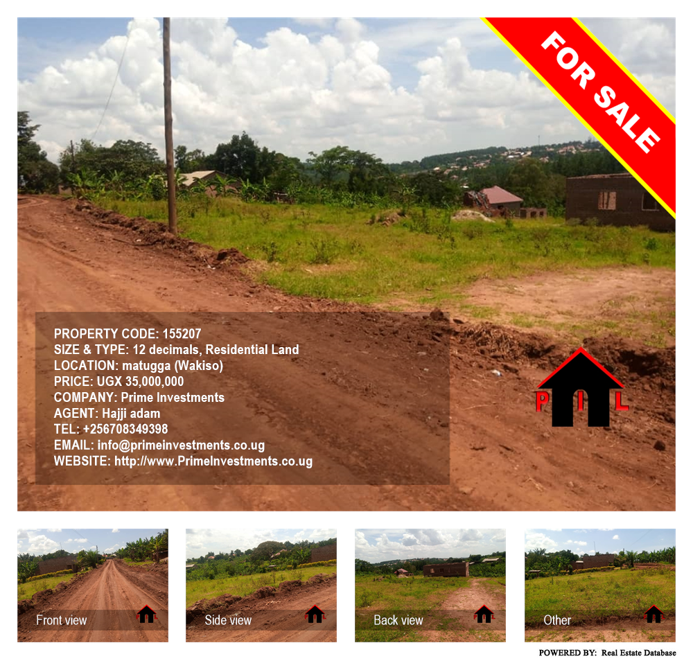 Residential Land  for sale in Matugga Wakiso Uganda, code: 155207