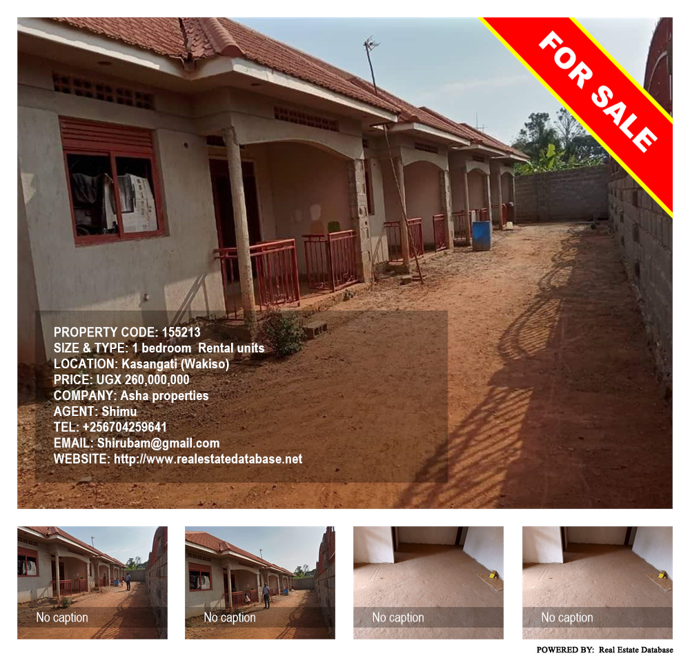 1 bedroom Rental units  for sale in Kasangati Wakiso Uganda, code: 155213