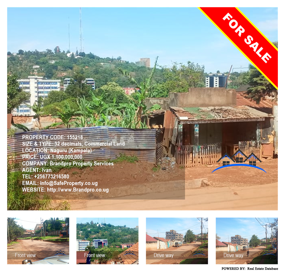 Commercial Land  for sale in Naguru Kampala Uganda, code: 155218