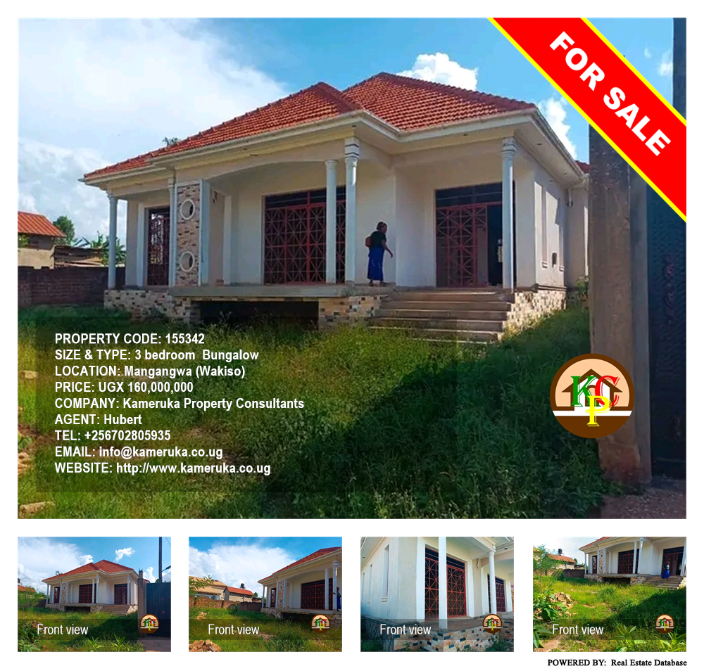 3 bedroom Bungalow  for sale in Mangangwa Wakiso Uganda, code: 155342