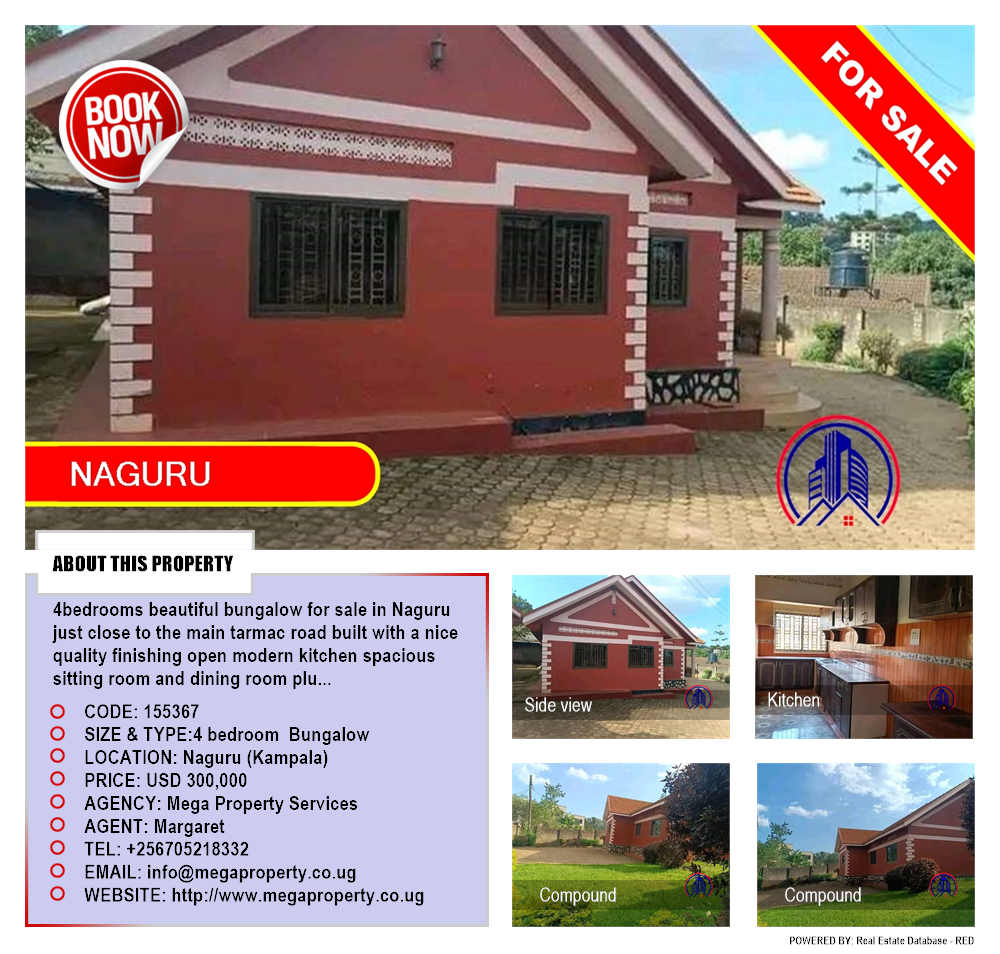 4 bedroom Bungalow  for sale in Naguru Kampala Uganda, code: 155367