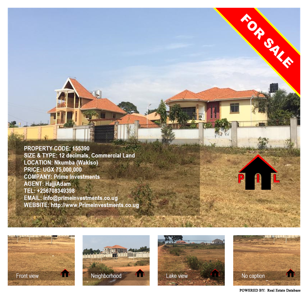 Commercial Land  for sale in Nkumba Wakiso Uganda, code: 155390