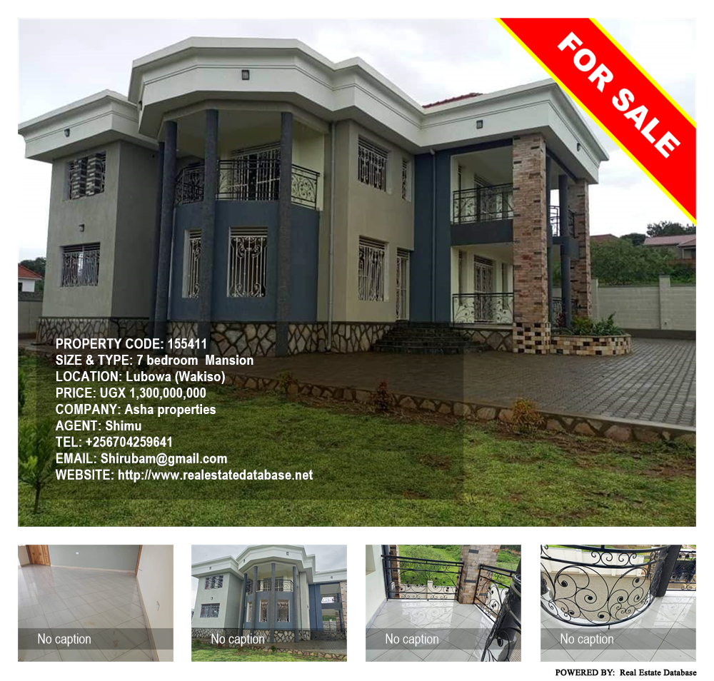 7 bedroom Mansion  for sale in Lubowa Wakiso Uganda, code: 155411