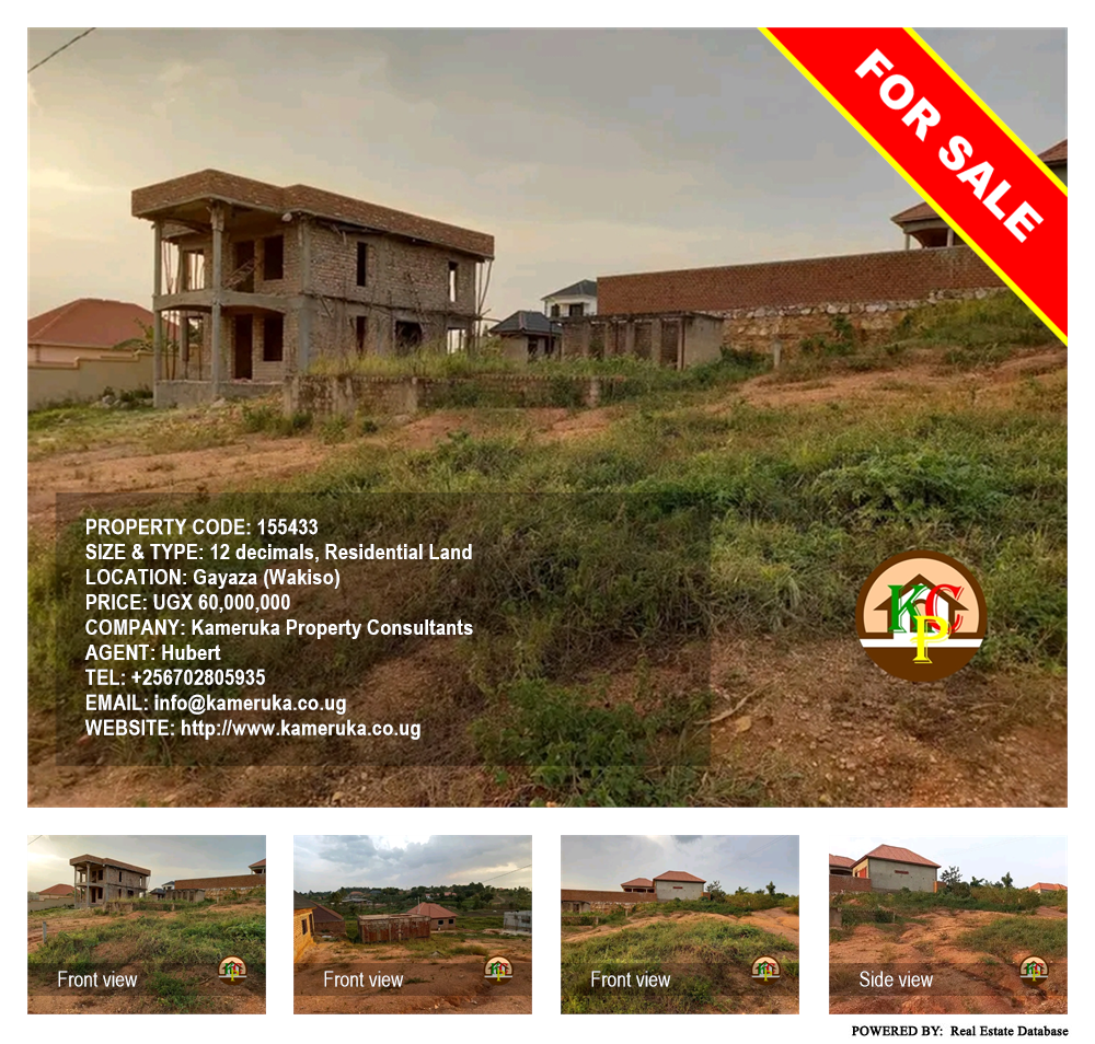 Residential Land  for sale in Gayaza Wakiso Uganda, code: 155433