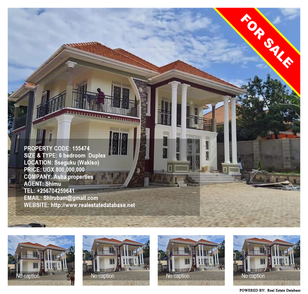 6 bedroom Duplex  for sale in Seguku Wakiso Uganda, code: 155474
